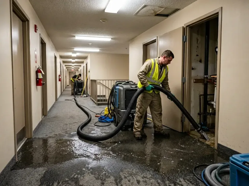multi-unit-apartment-hallway-f-005 — frequently asked questions, Emergency Burst Pipe Water Extraction & Removal in De Witt,…